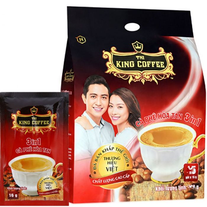 Cà Phê King Coffee 3IN1 Bịch 16G*45 Gói
