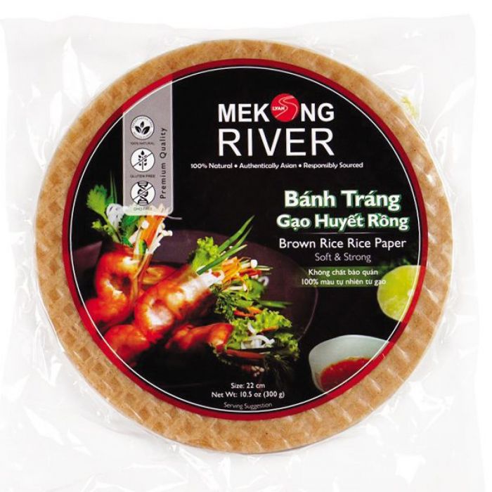 Bánh Tráng Mekong River Gạo Huyết Rồng 22Cm 300G