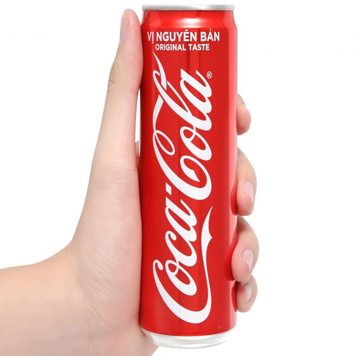Nước Ngọt Coca Cola Sleek Lon 320Ml