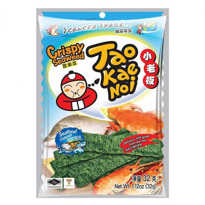 Snack Rong Biển Tao Kae Noi Vị Hải Sản Gói 32G