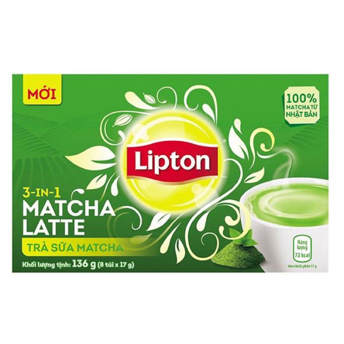 Trà Sữa Lipton Matcha 8 Gói* 17G