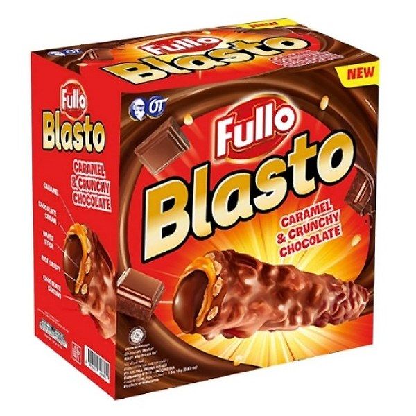 Bánh Xốp Socola Fullo Blasto 15Gói*18G