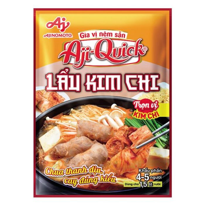 Gia Vị Nêm Sẵn Aji-Quick Lẩu Kim Chi 44G