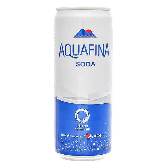 Nước Giải Khát Có Ga Aquafina Soda Lon 320Ml