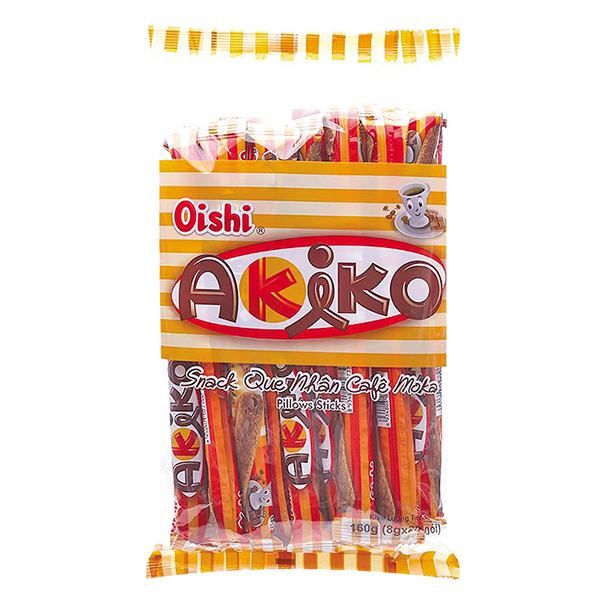 Bánh Snack Que Akiko Nhân Cà Phê Moka 160G