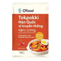 Bánh Gạo Tokpokki OFood Vị Truyền Thống Gói 140G