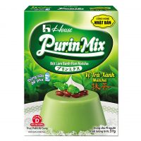 Bột Bánh Flan Purin Mix Vị Trà Xanh Hộp 46G