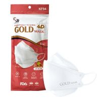 Khẩu Trang Y Tế Gold Mask KF94 Hương Vỏ Bưởi Túi 10 Cái