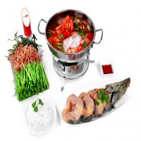 Lẩu cá Tầm Măng Chua