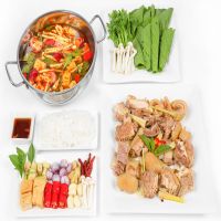 Lẩu Sườn Bê Nấu Rượu Hoa Tiêu (1,3kg)