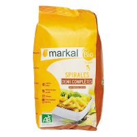 Mì Xoắn Bán Lứt Hữu Cơ Markal Gói 500G